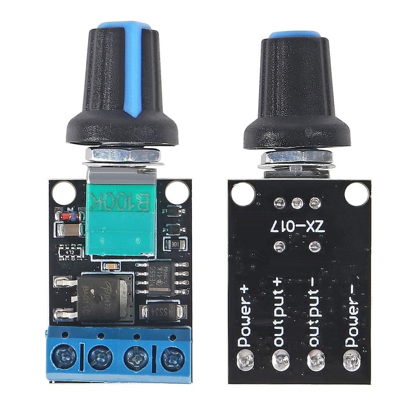 Coliao 4pcs DC Motor Speed Controller PWM 5V-16V 12V 10A Voltage Regulator DC Motor Governor Stepless Speed Regulator LED Dimmer Power Controller - Image 2